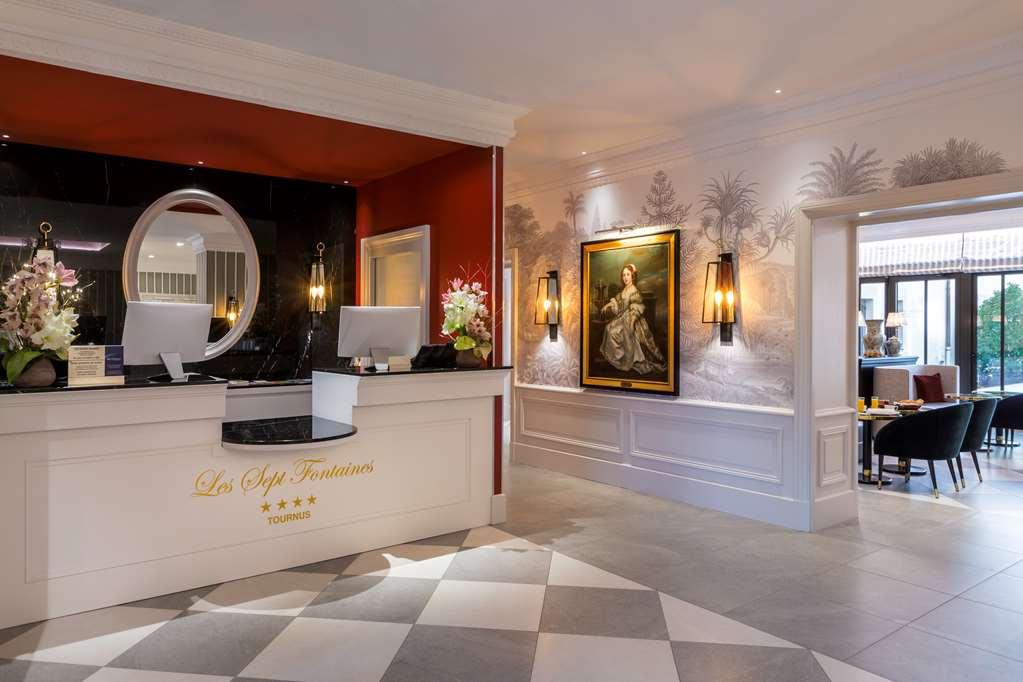 Hotel & Spa Les Sept Fontaines Best Western Premier Tournus Beltér fotó